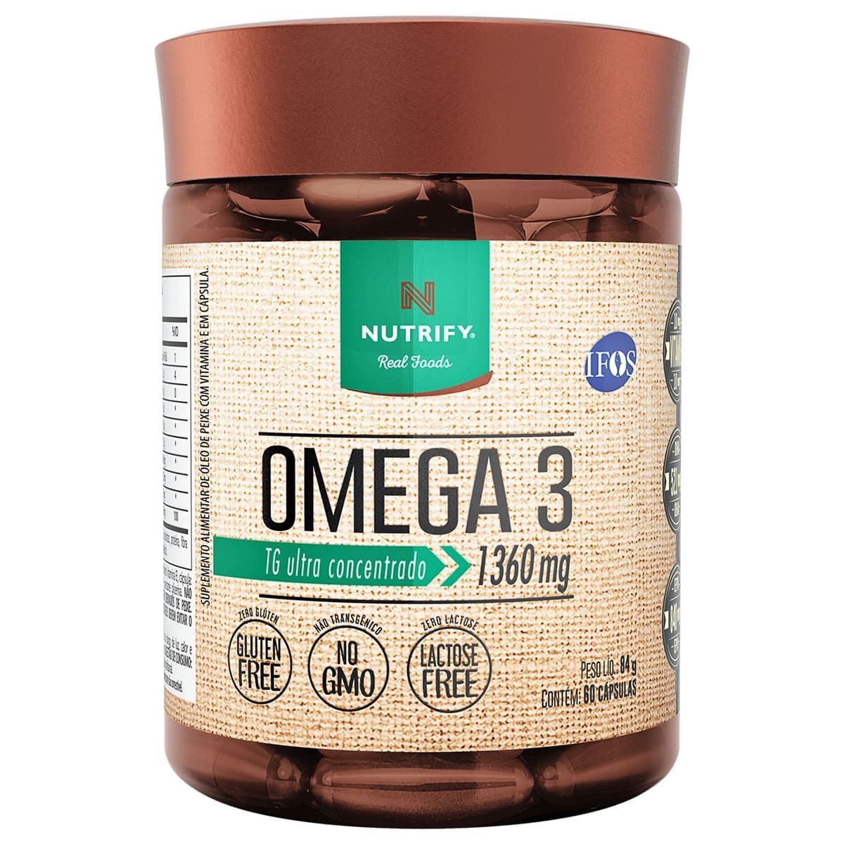 �mega 3 - 60 C�psulas - Nutrify*** Data Venc. 30/3/2023