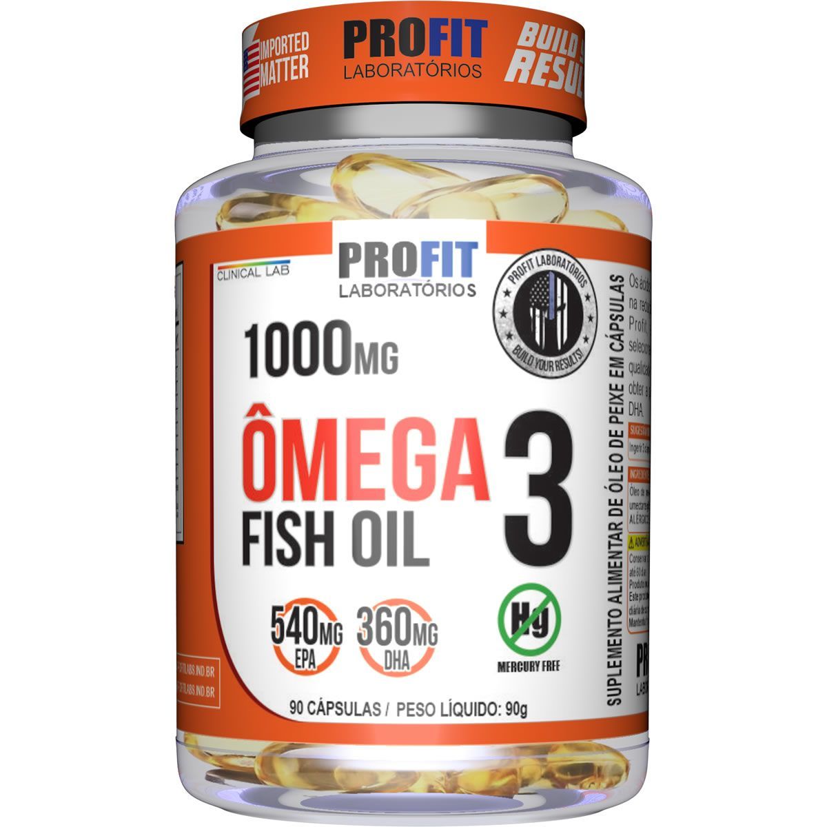 �mega 3 - 90 C�psulas Softgel - Profit Laborat�rios