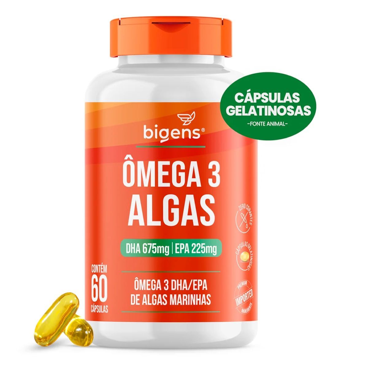 �mega 3 Algas - 60 C�psulas Gelatinosas - Bigens