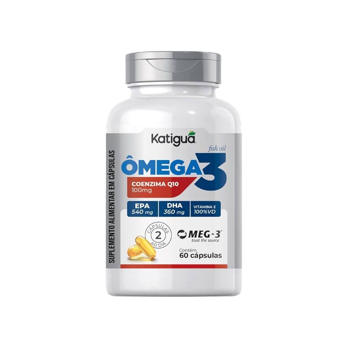 �mega 3 Coenzima Q10 - 60 C�psulas - Katigu�