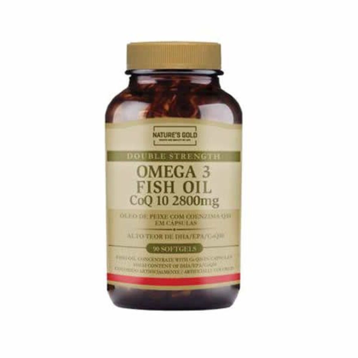 Omega 3 Coq 10 2800mg - 90 Softgels - Natures Gold