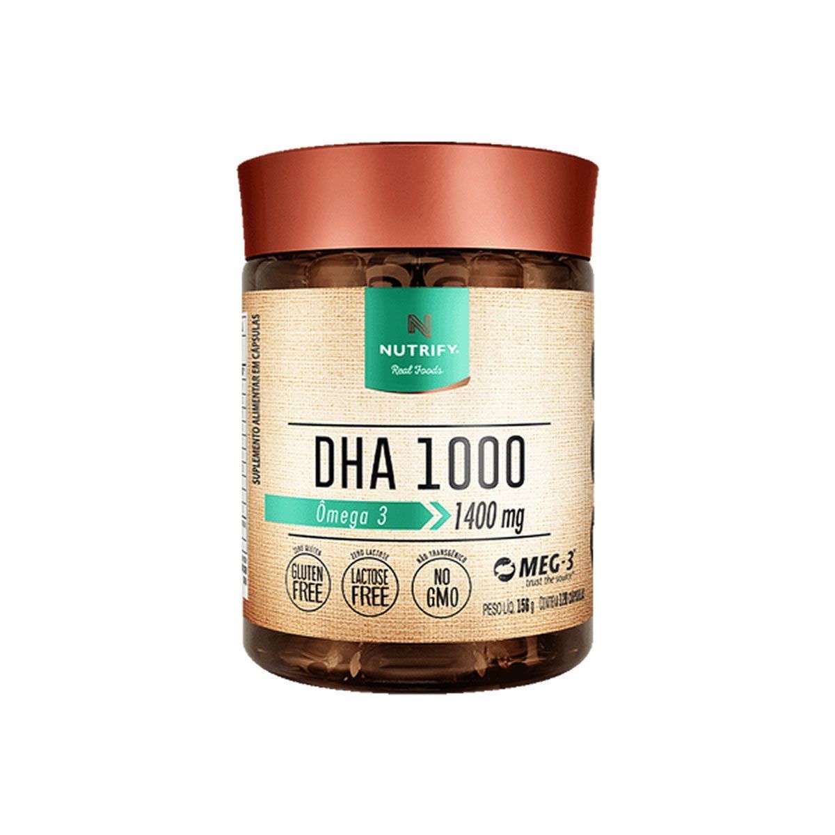 �mega 3 Dha 1000 - 120 C�psulas - Nutrify