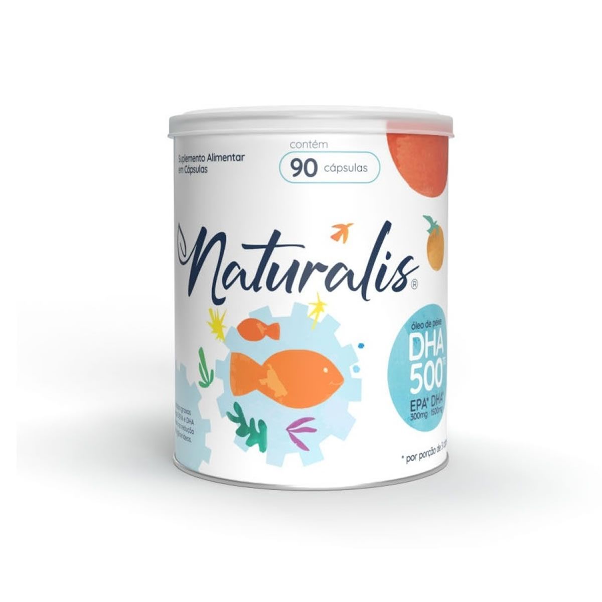 Omega 3 DHA 500 TG - 90 C�psulas - Naturalis