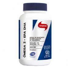 Omega 3 EPA DHA - 120 C�psulas 1g - Vitafor*** LACRE INTERNO ROMPIDO *** Data Venc. 31/03/2022