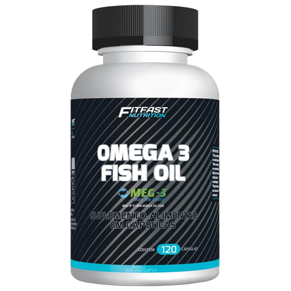 Omega 3 Fish Oil - 120 C�psulas - Fitfast Nutrition