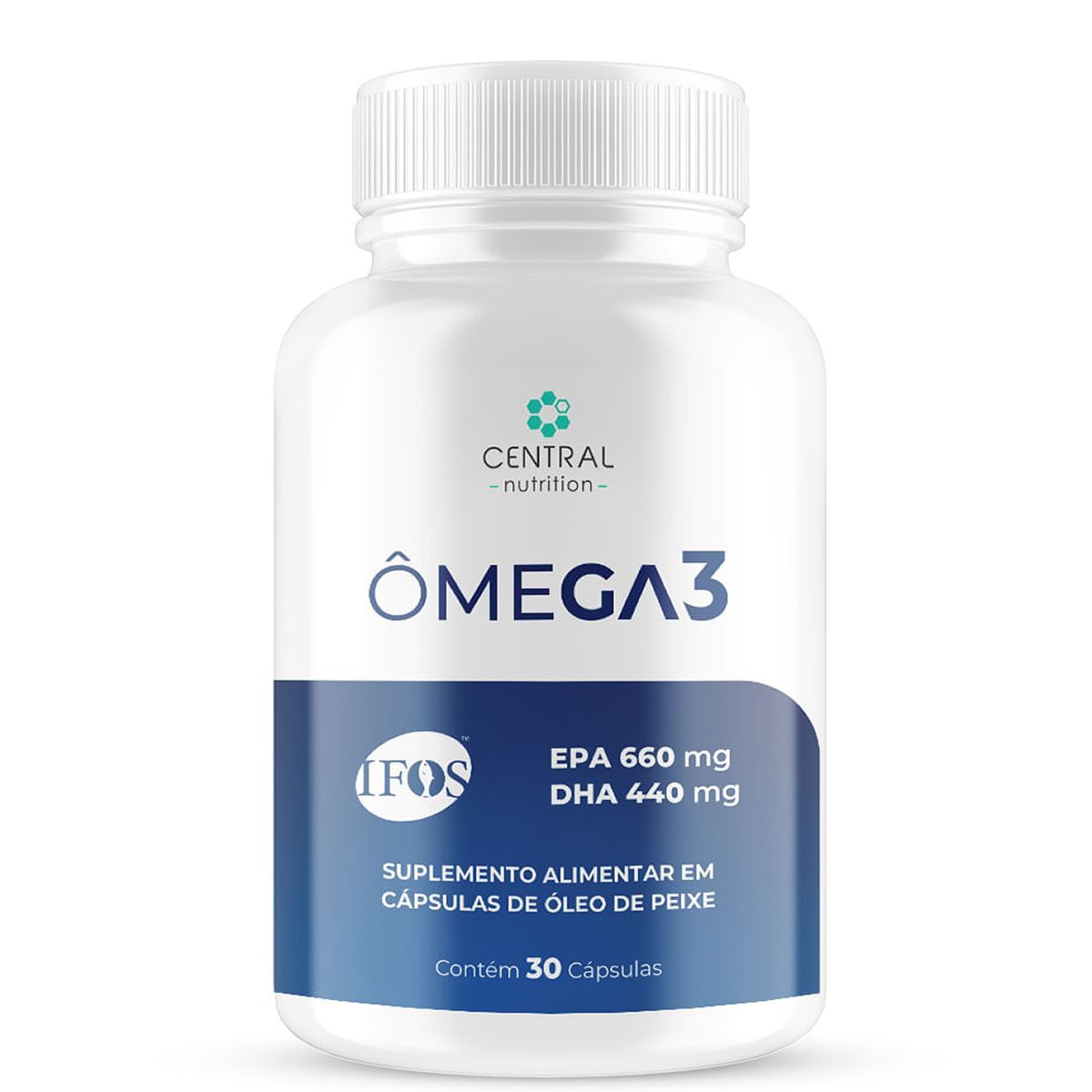 �mega 3 IFOS - 30 C�psulas - Central Nutrition