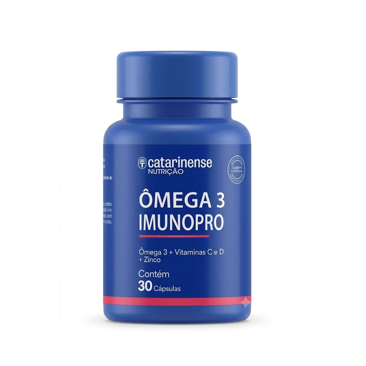 Omega 3 Imunopro - 30 C�psulas - Catarinense Nutri��o