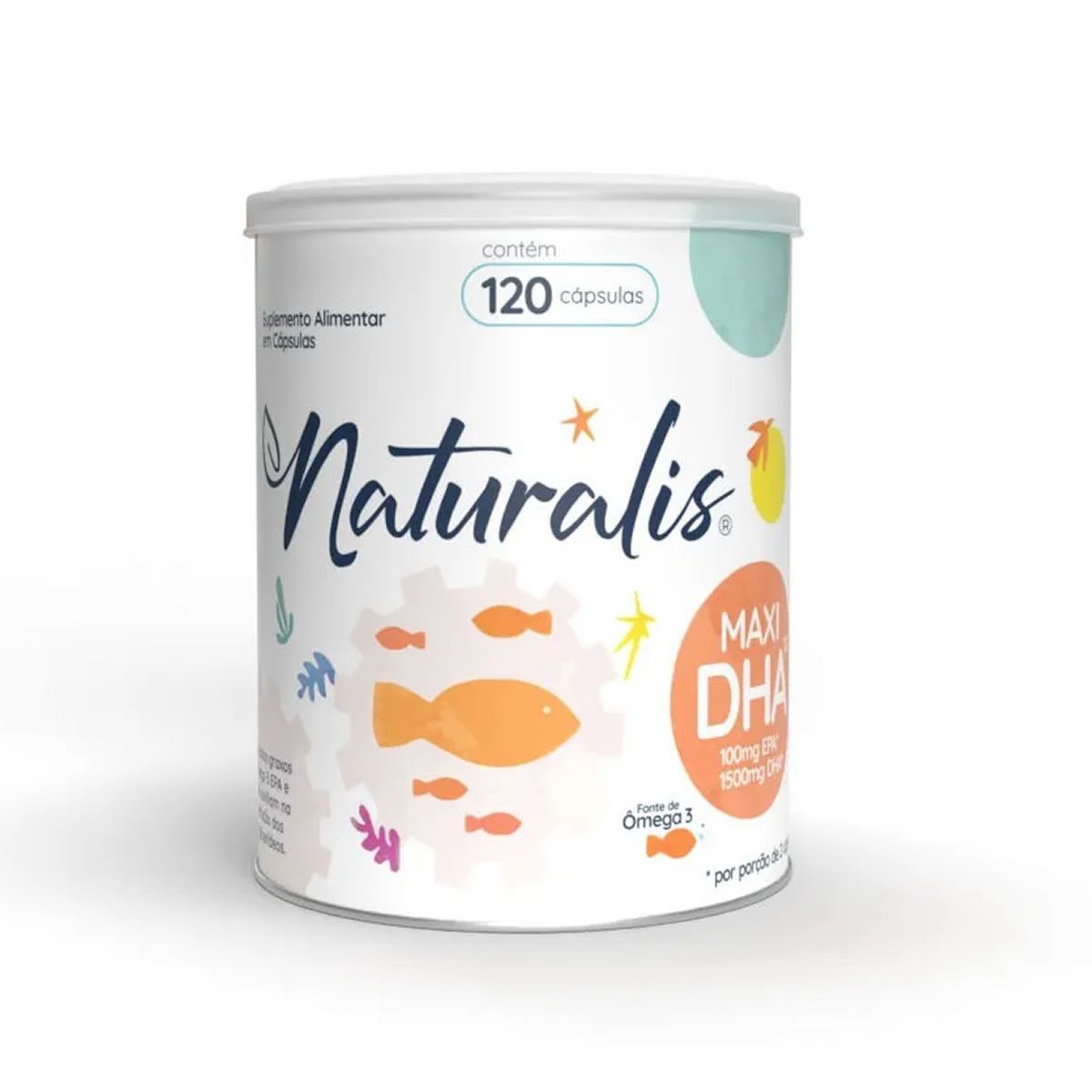�mega 3 Maxi DHA - 120 C�psulas - Naturalis