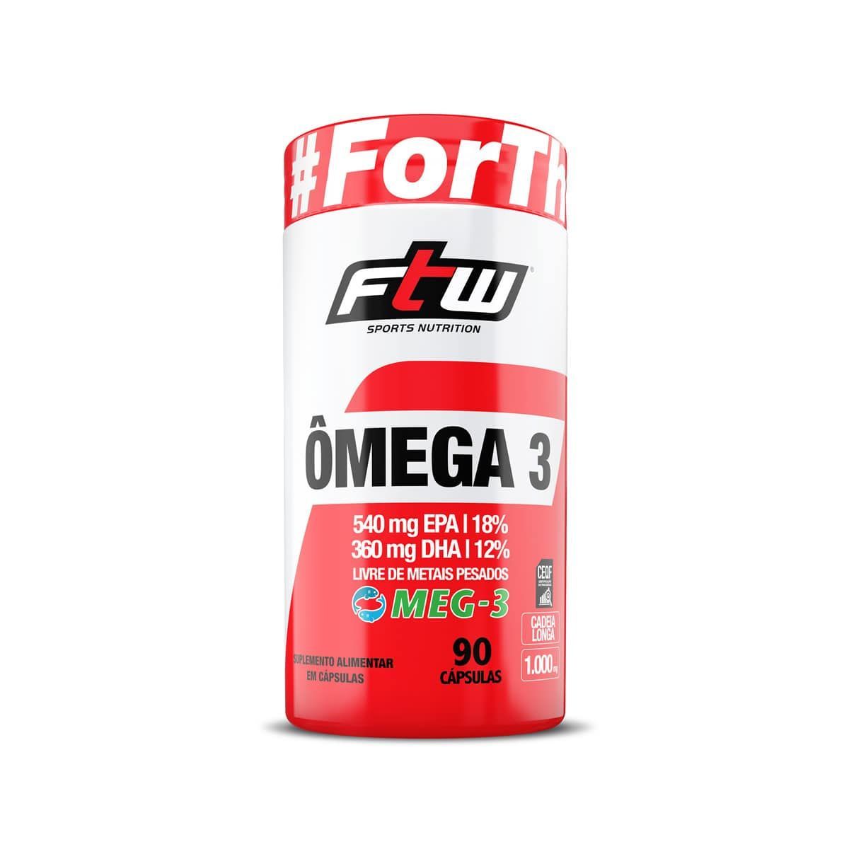 �mega 3 MEG-3 1000mg - 90 C�psulas - FTW