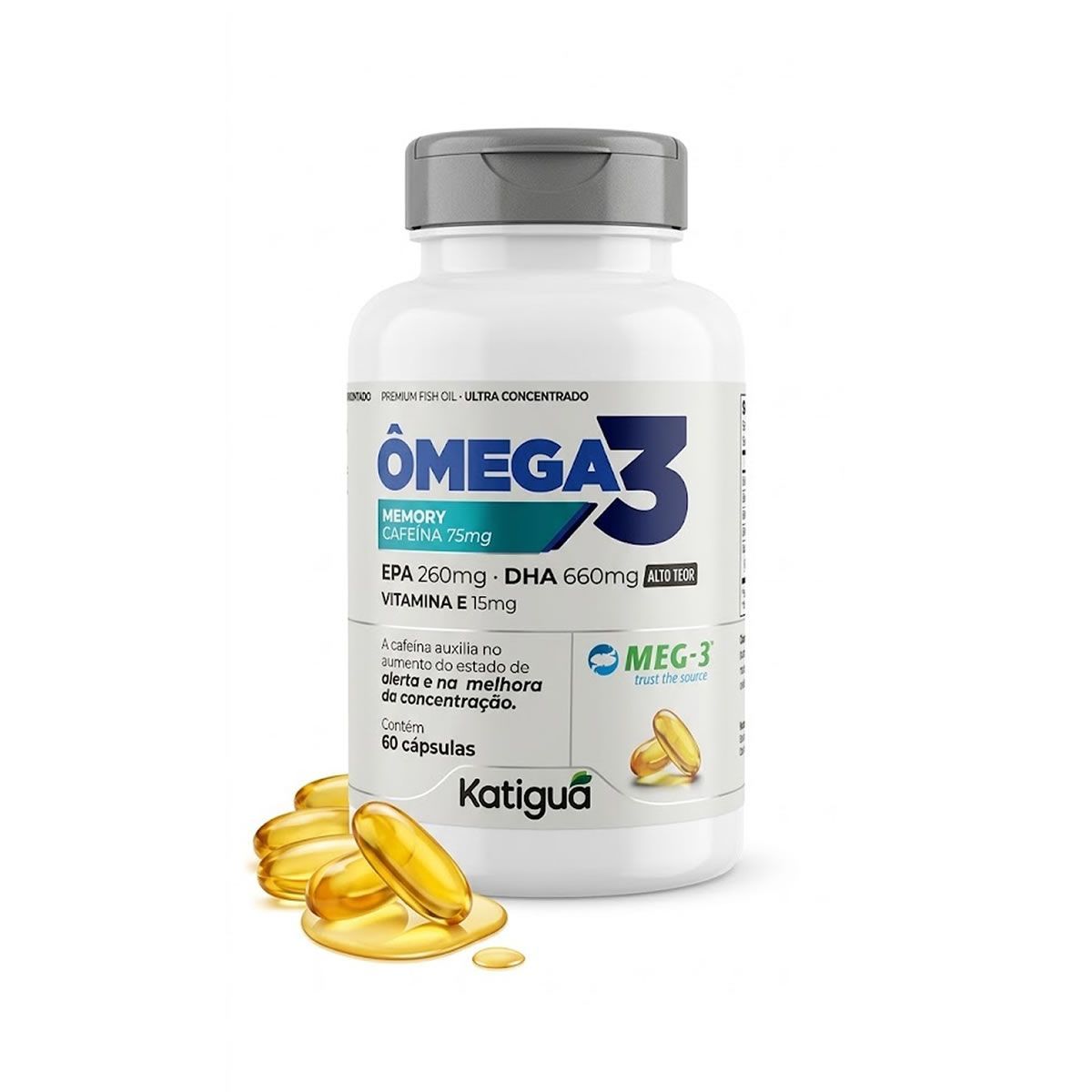 �mega 3 Memory - 60 C�psulas - Katigu�