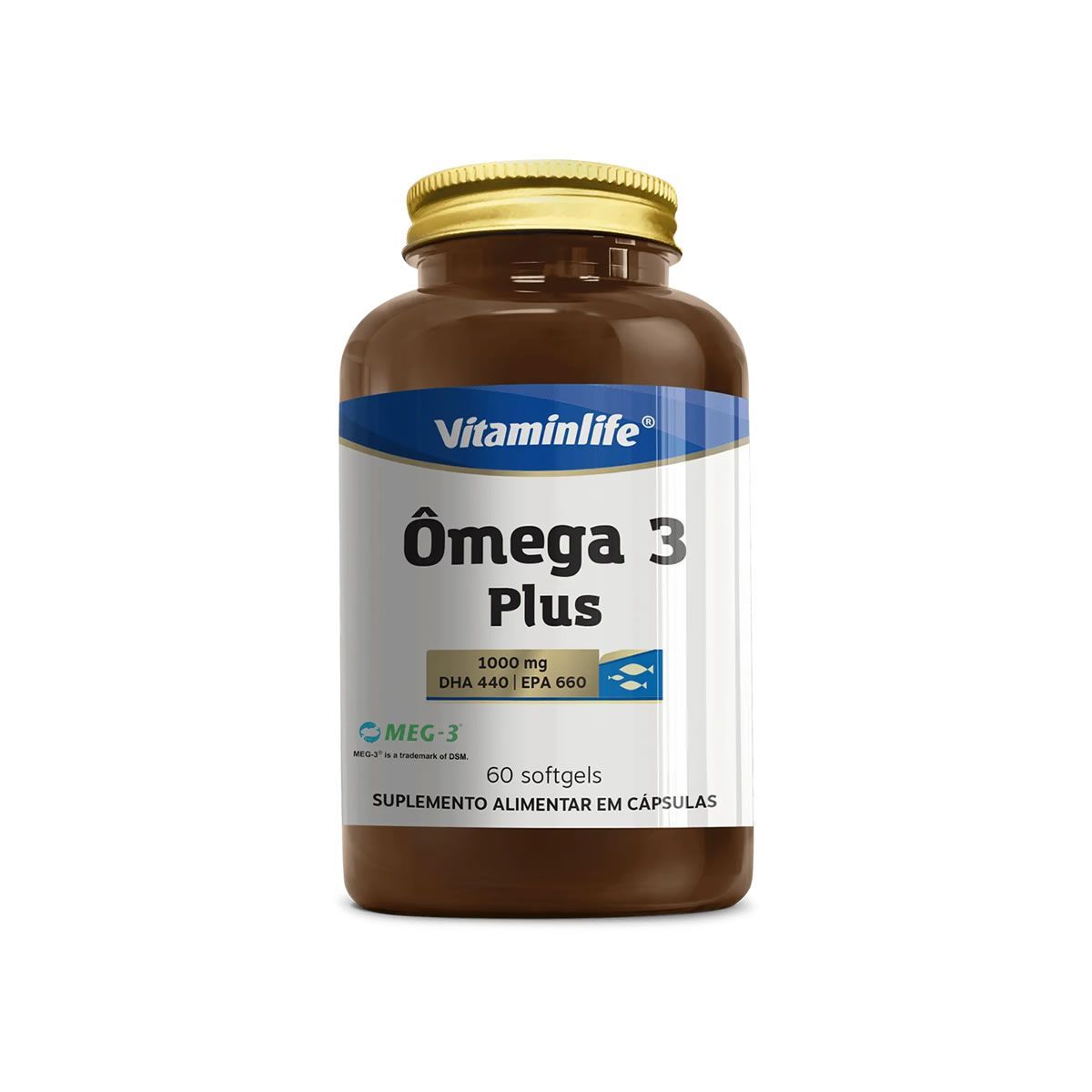 �mega 3 Plus 1000mg - 60 Softgels - VitaminLife