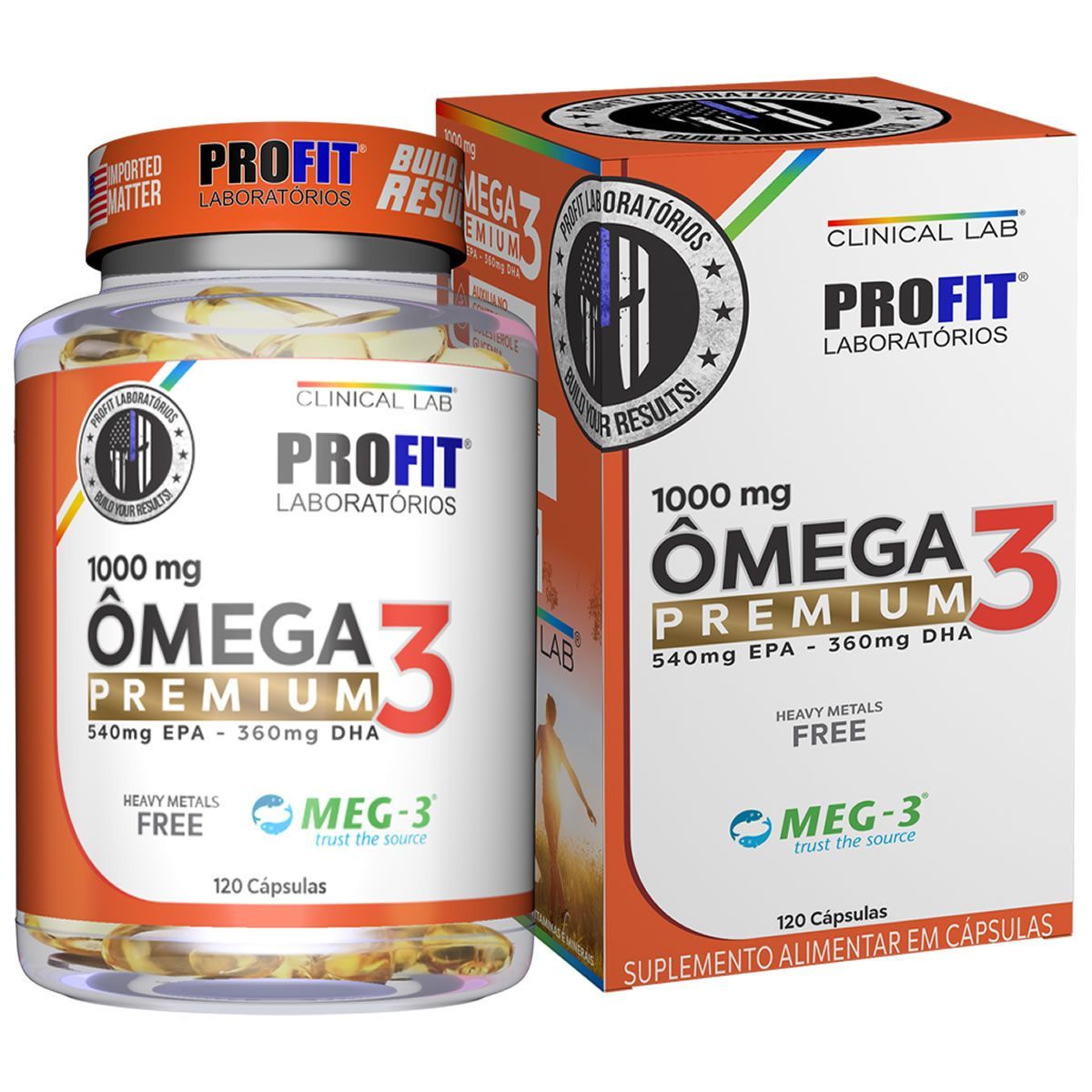 �mega 3 Premium Meg-3 - 120 C�psulas - Profit