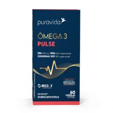�mega 3 Pulse Nova Composi��o - 60 C�psulas Softgel - Puravida