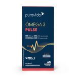Kit 5X �mega 3 Pulse Nova Composi��o - 60 C�psulas Softgel - Puravida