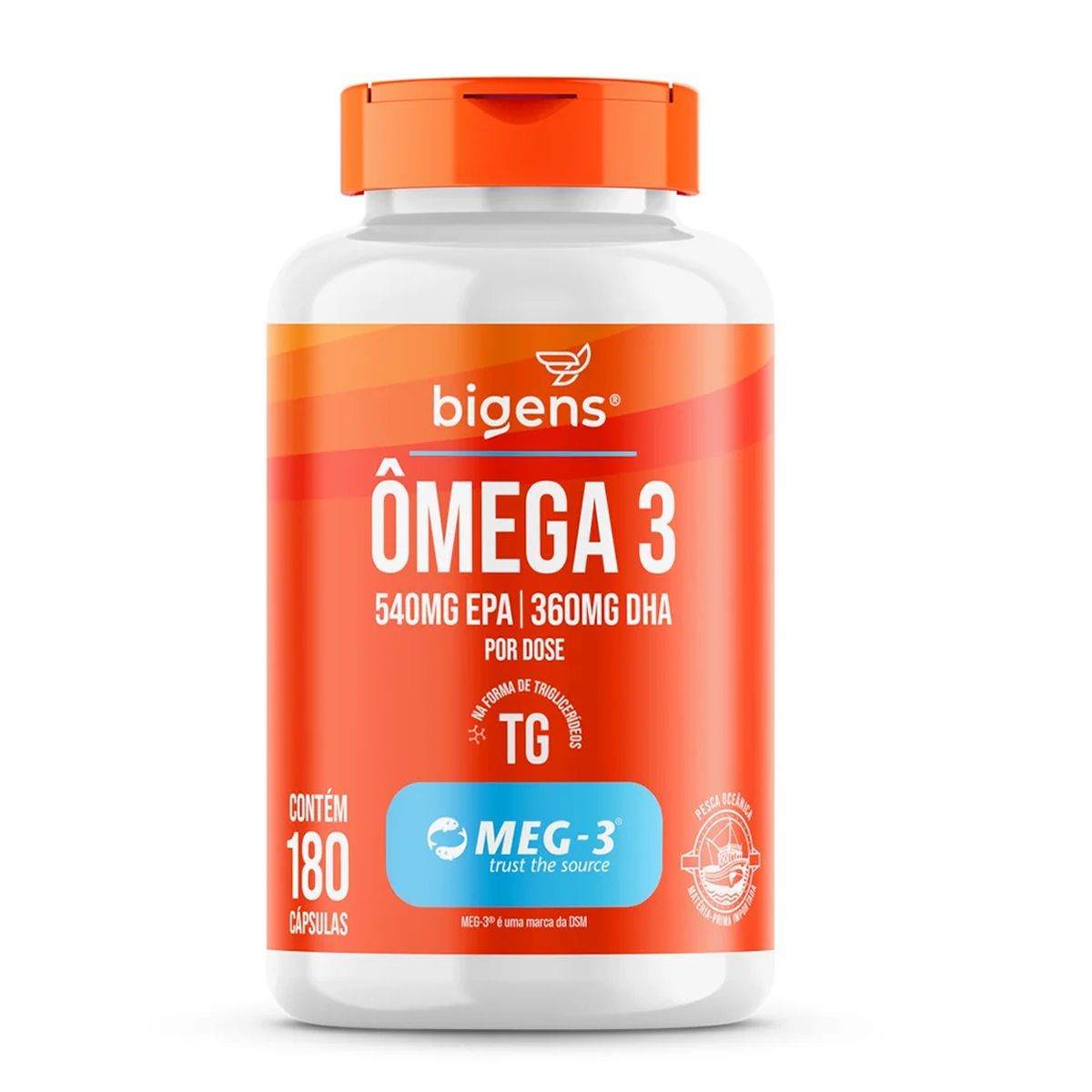 �mega 3 TG Meg-3 - 180 C�psulas - Bigens