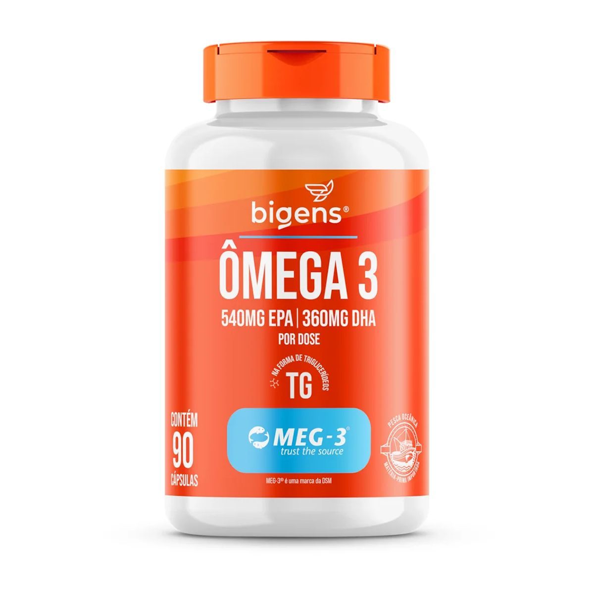 �mega 3 TG Meg-3 - 90 C�psulas - Bigens