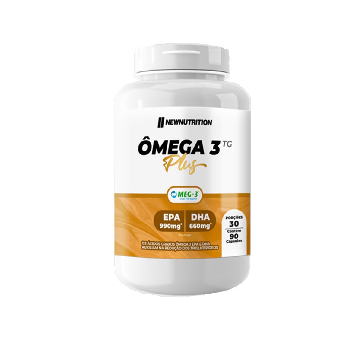�mega 3 TG Plus MEG-3 - 90 C�psulas - NewNutrition