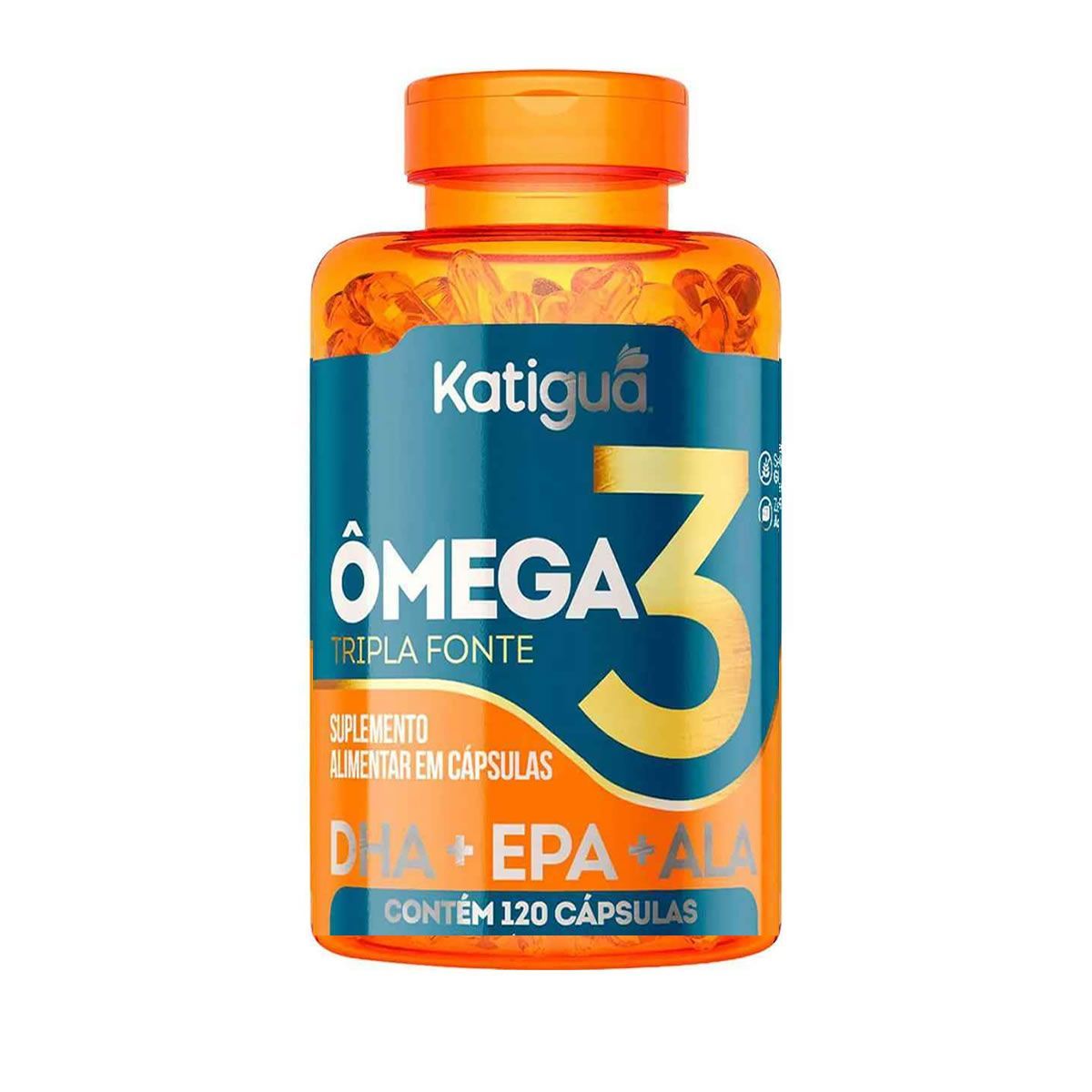 �mega 3 Tripla Fonte - 120 C�psulas - Katigu�