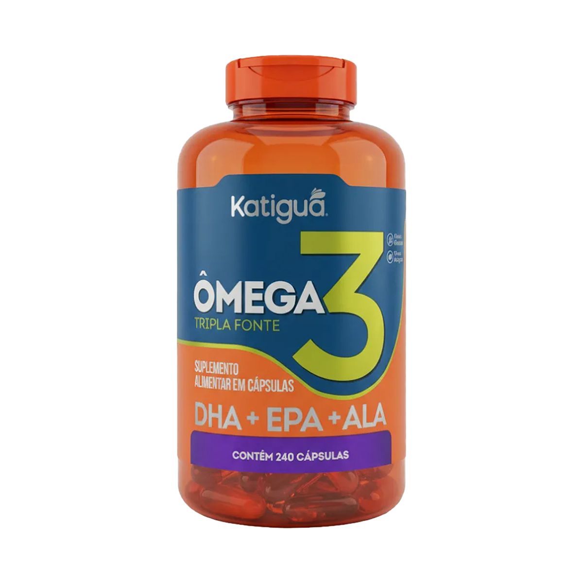 �mega 3 Tripla Fonte - 240 C�psulas - Katigu�