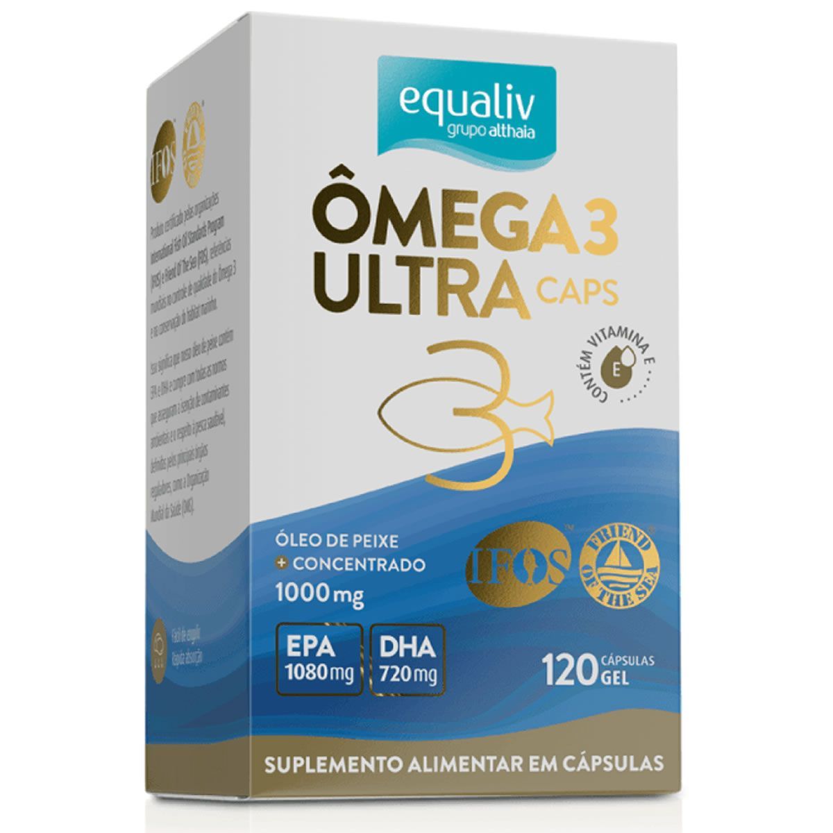 �mega 3 Ultra - 120 C�psulas - Equaliv