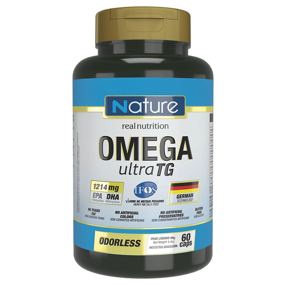 �mega 3 Ultra TG 1200mg - 60 C�psulas - Nature