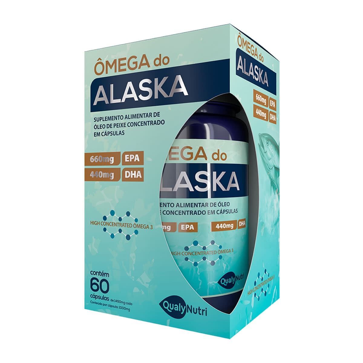�mega do Alaska - 60 C�psulas - QualyNutri*** Data Venc. 11/5/23