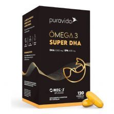 Omega Super Dha - 120 C�psulas Softgel - Puravida