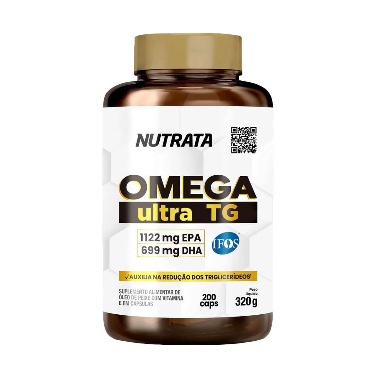 �mega Ultra TG - 200 C�psulas - Nutrata*** Data Venc. 30/05/2025
