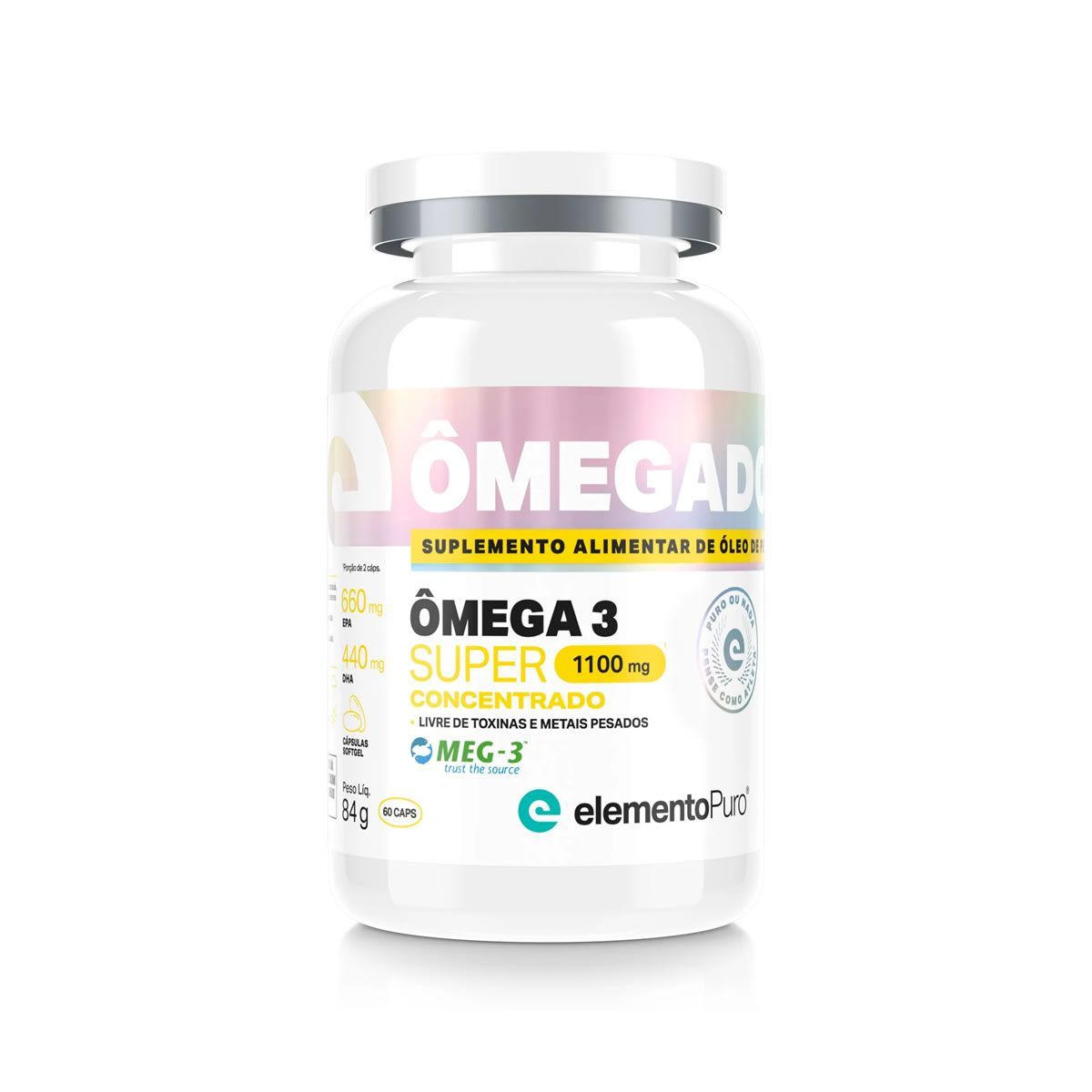 OmegaDop - 60 C�psulas 1100mg - ElementoPuro