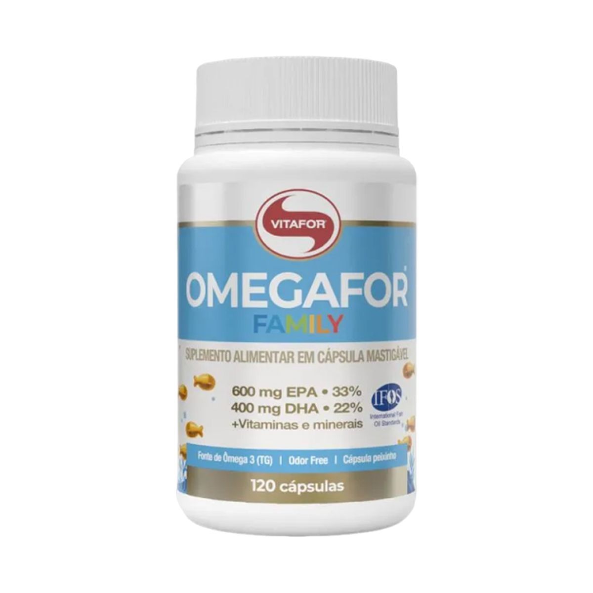 Omegafor Family  - 120 C�psula - Vitafor