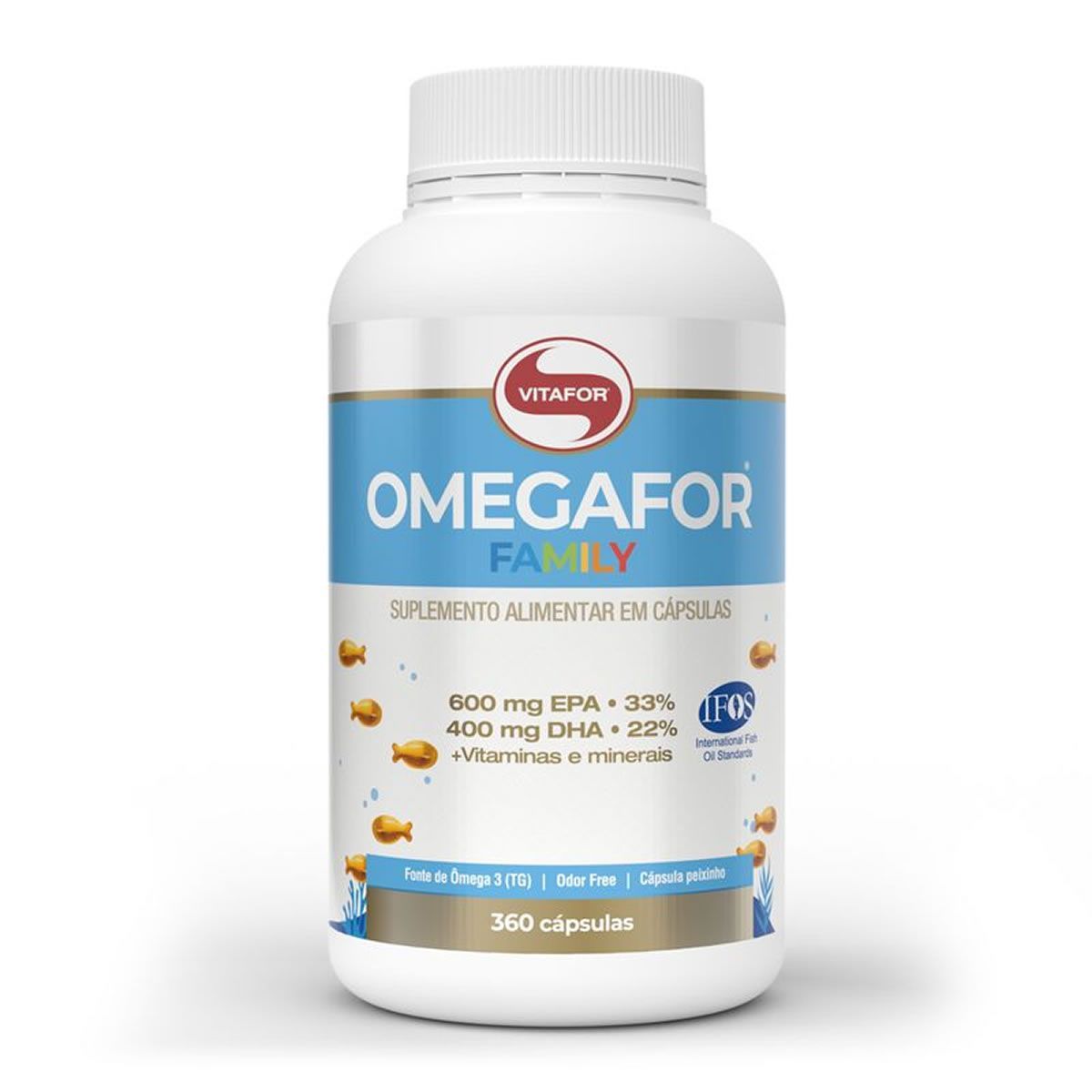 Omegafor Family - 360 C�psulas - Vitafor
