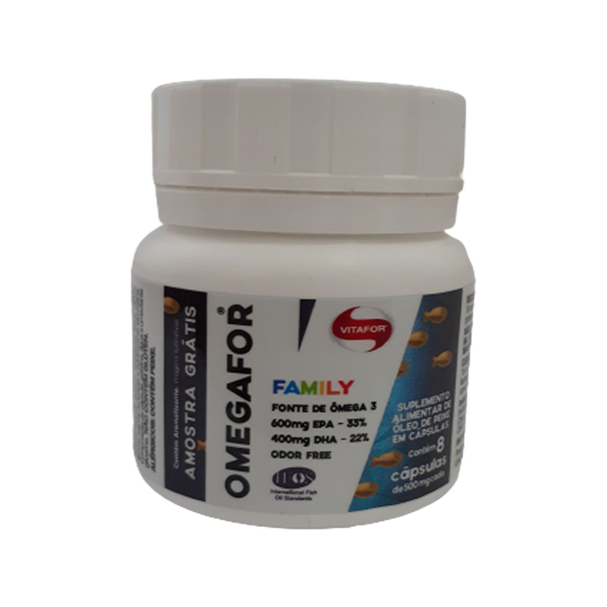 Omegafor Family - Amostra 8 C�psulas - Vitafor