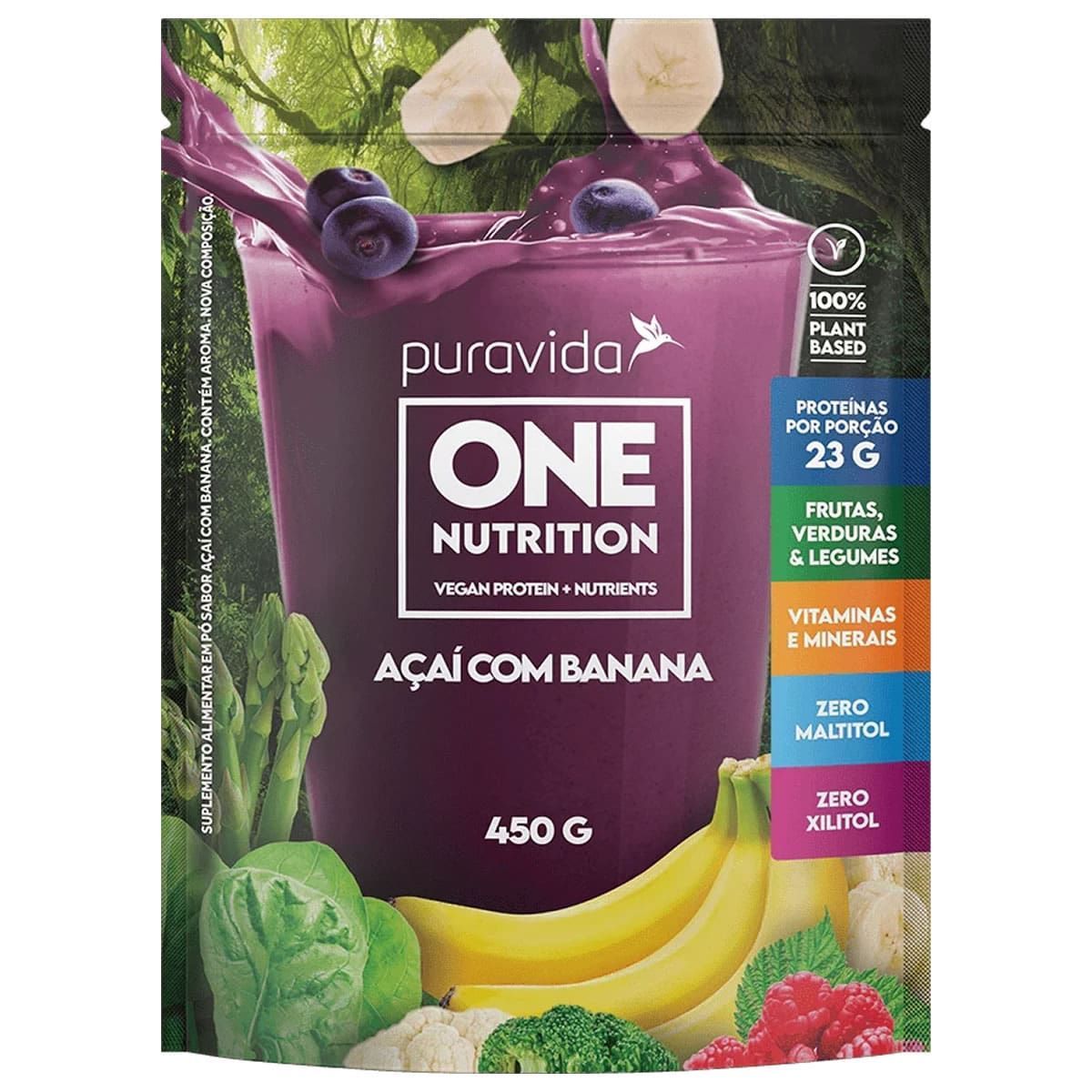 One Nutrition - 450g A�a� com Banana - Puravida