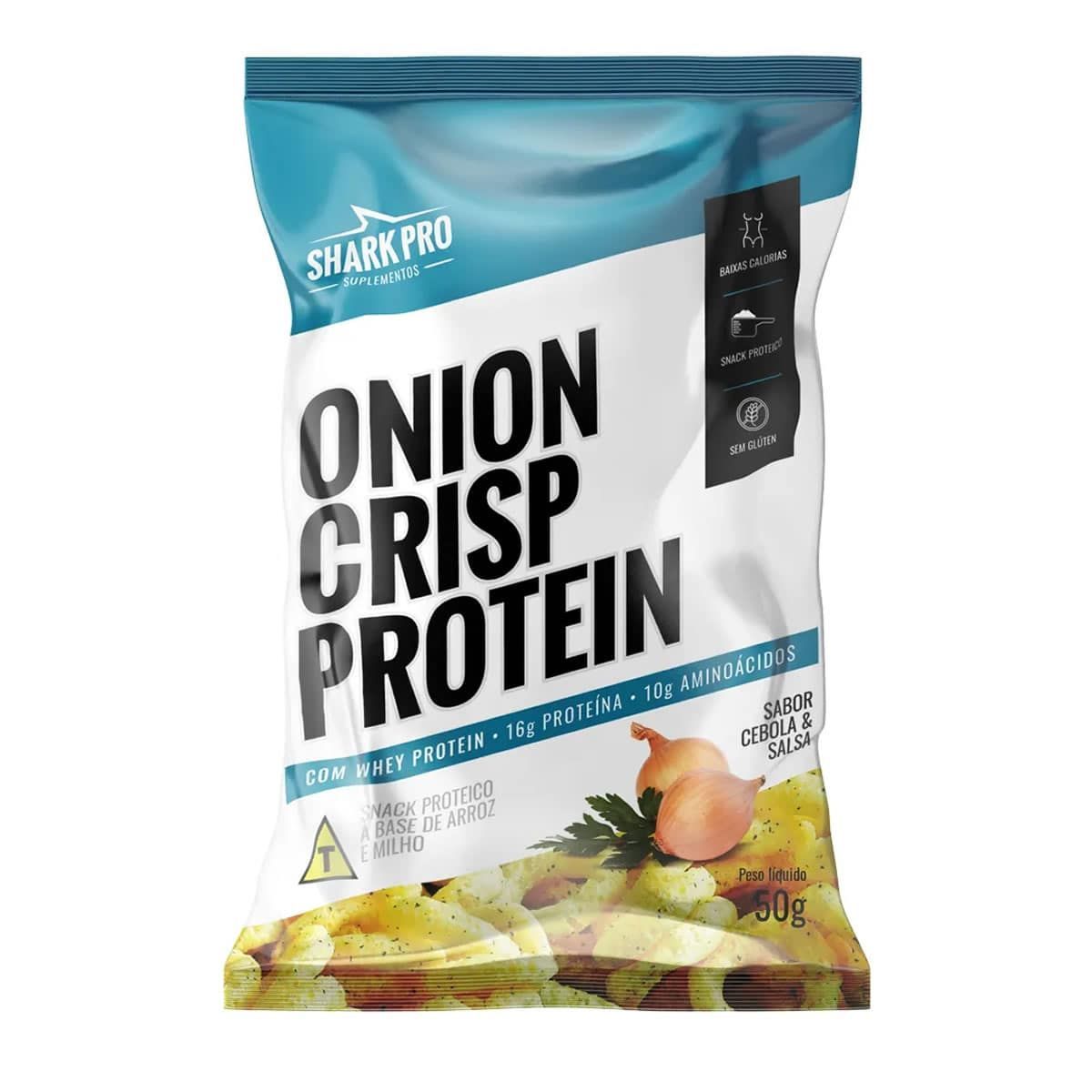 Onion Crisp Protein - 50g Cebola & Salsa - Shark Pro