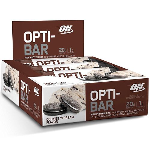 Opti Bar - 12 Unidades Cookies & Cream - ON