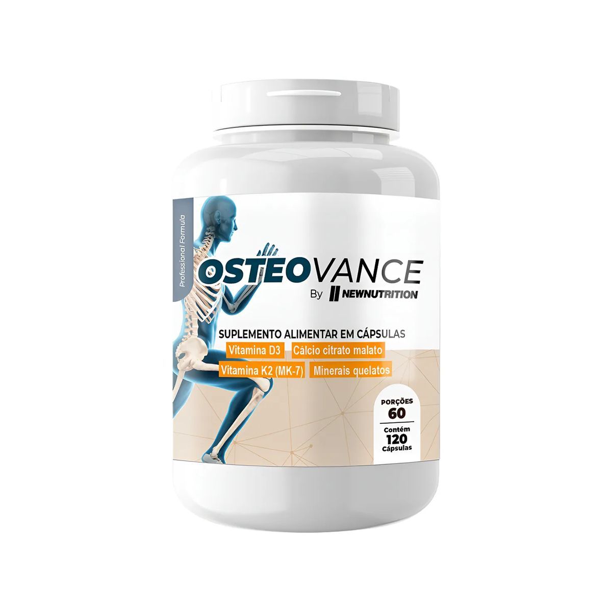 OsteoVance - 120 C�psulas - NewNutrition