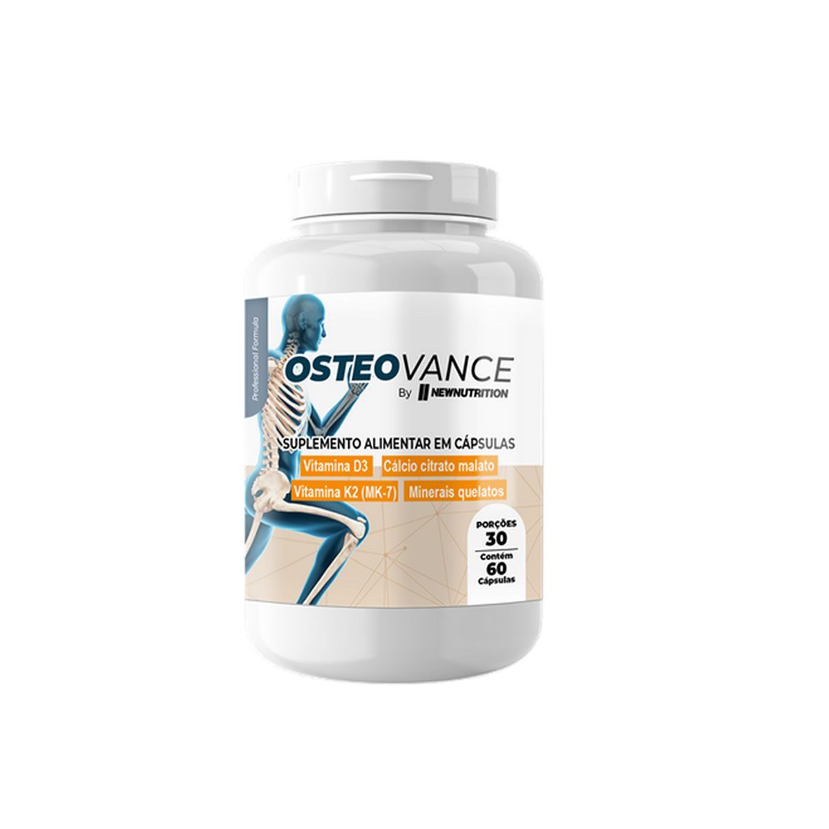 OsteoVance - 60 C�psulas - NewNutrition