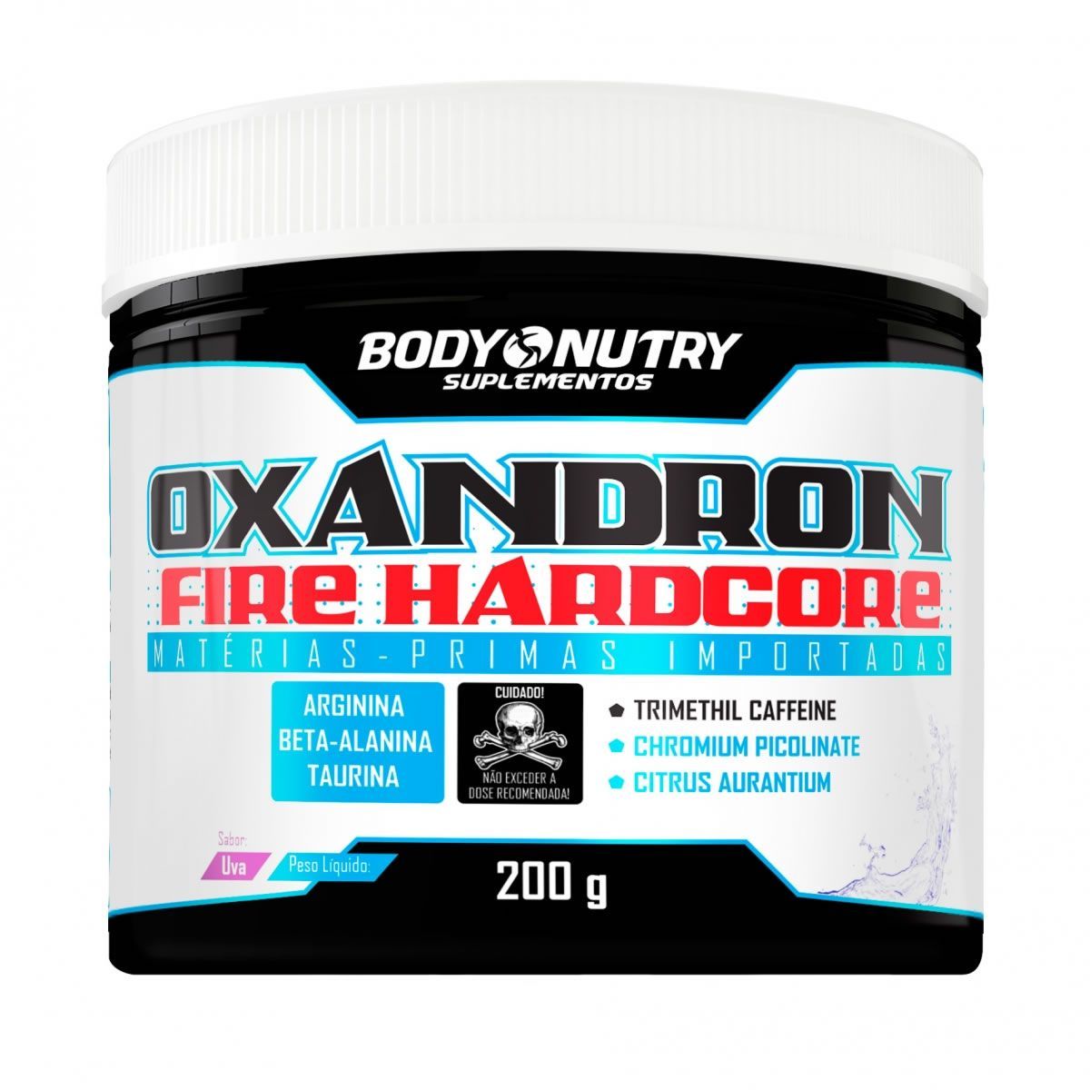 Oxandron Fire Hardcore - 200g Uva - BodyNutry