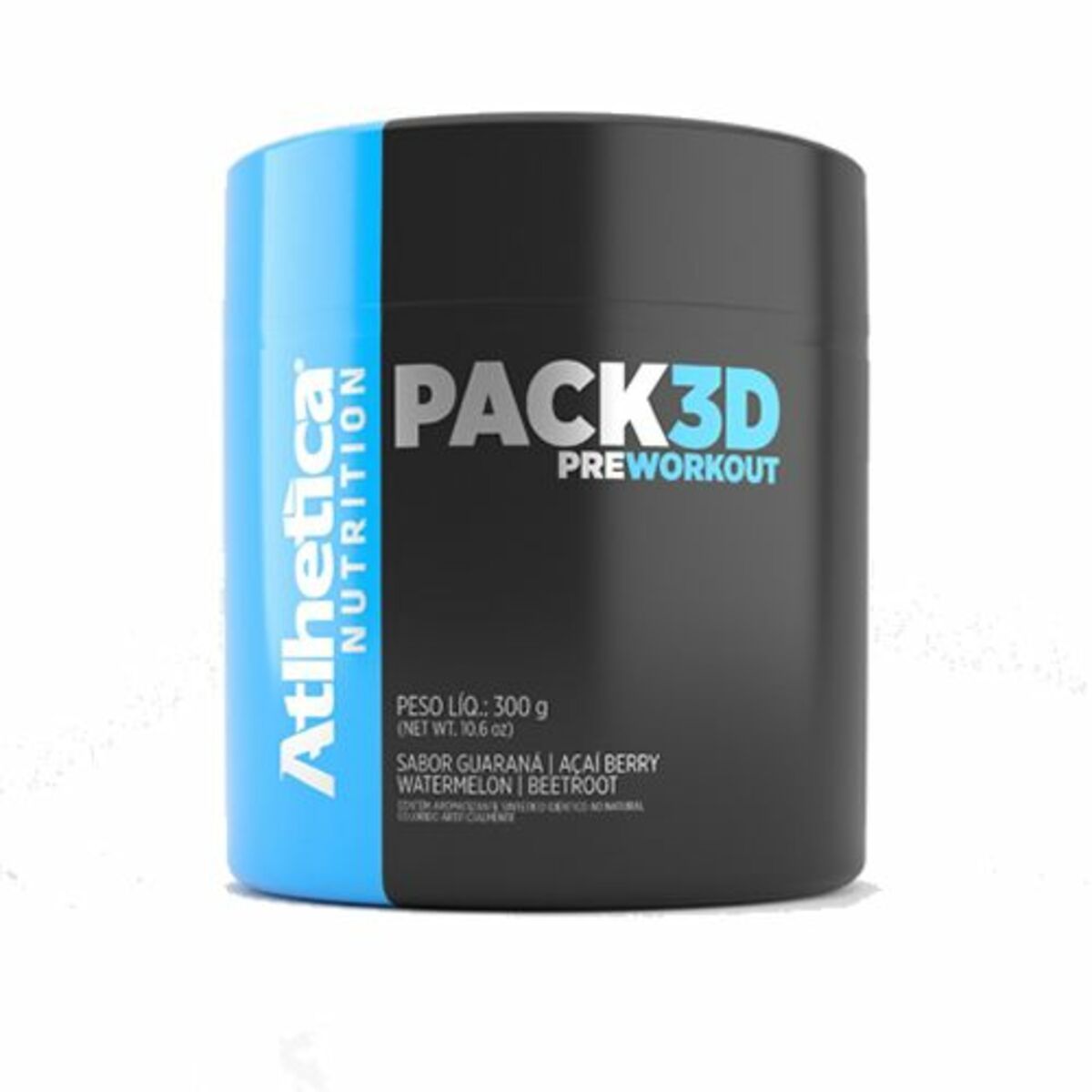 Pack 3D Pr�-Workout - 300g Guaran�, A�a�, Beterraba e Acerola - Atlhetica Nutrition