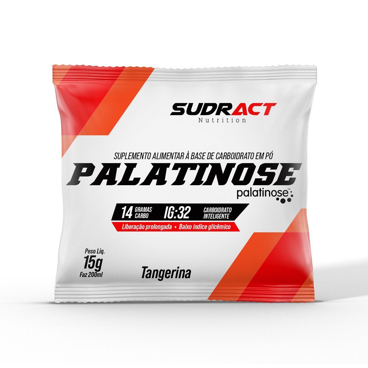 Palatinose - 1 Sach� de 15g Tangerina - Sudract Nutrition