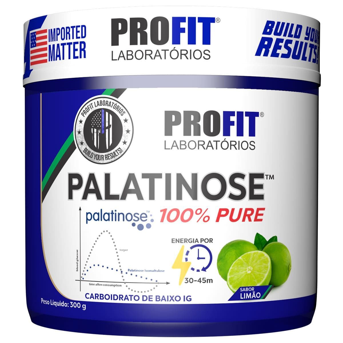 Palatinose 100% Pure - 300g Lim�o - ProFit