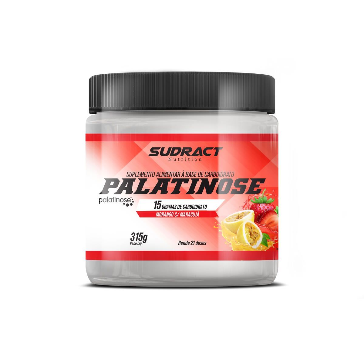 Palatinose - 315g Morango com Maracuj� - Sudract Nutrition*** Data Venc. 16/5/23