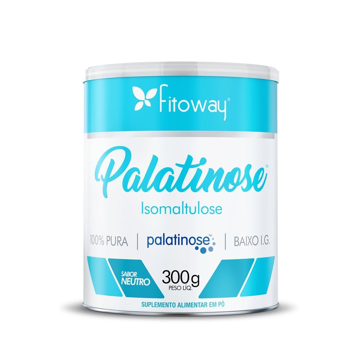 Palatinose Isomaltulose 100% Pura - 300g Neutro - Fitoway Clinical