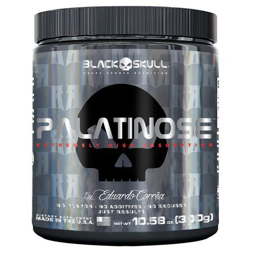 Palatinose - Sem Sabor 300g - Black Skull