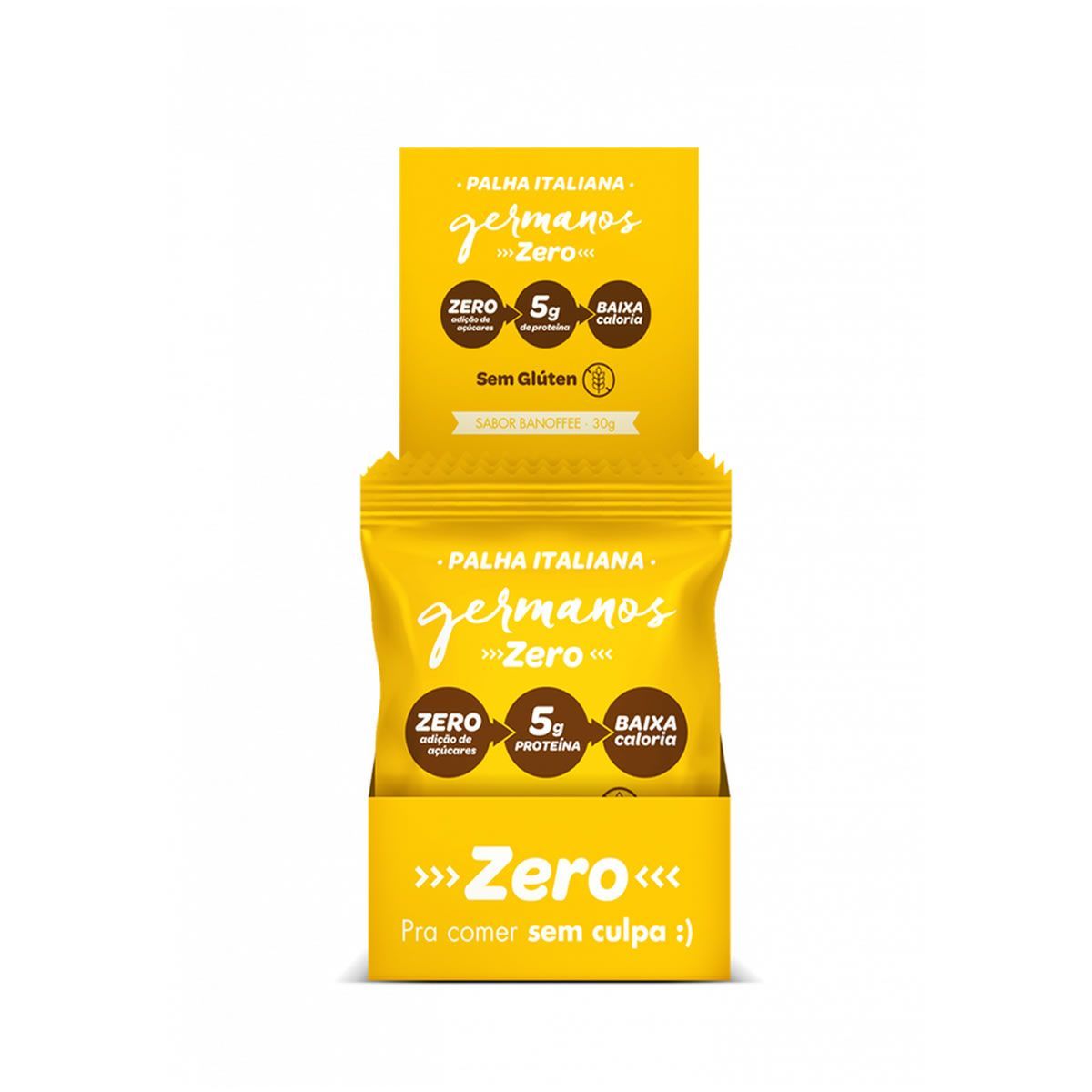 Palha Italiana Zero - 10 Unidades 30g Banoffe - Germanos Palhas