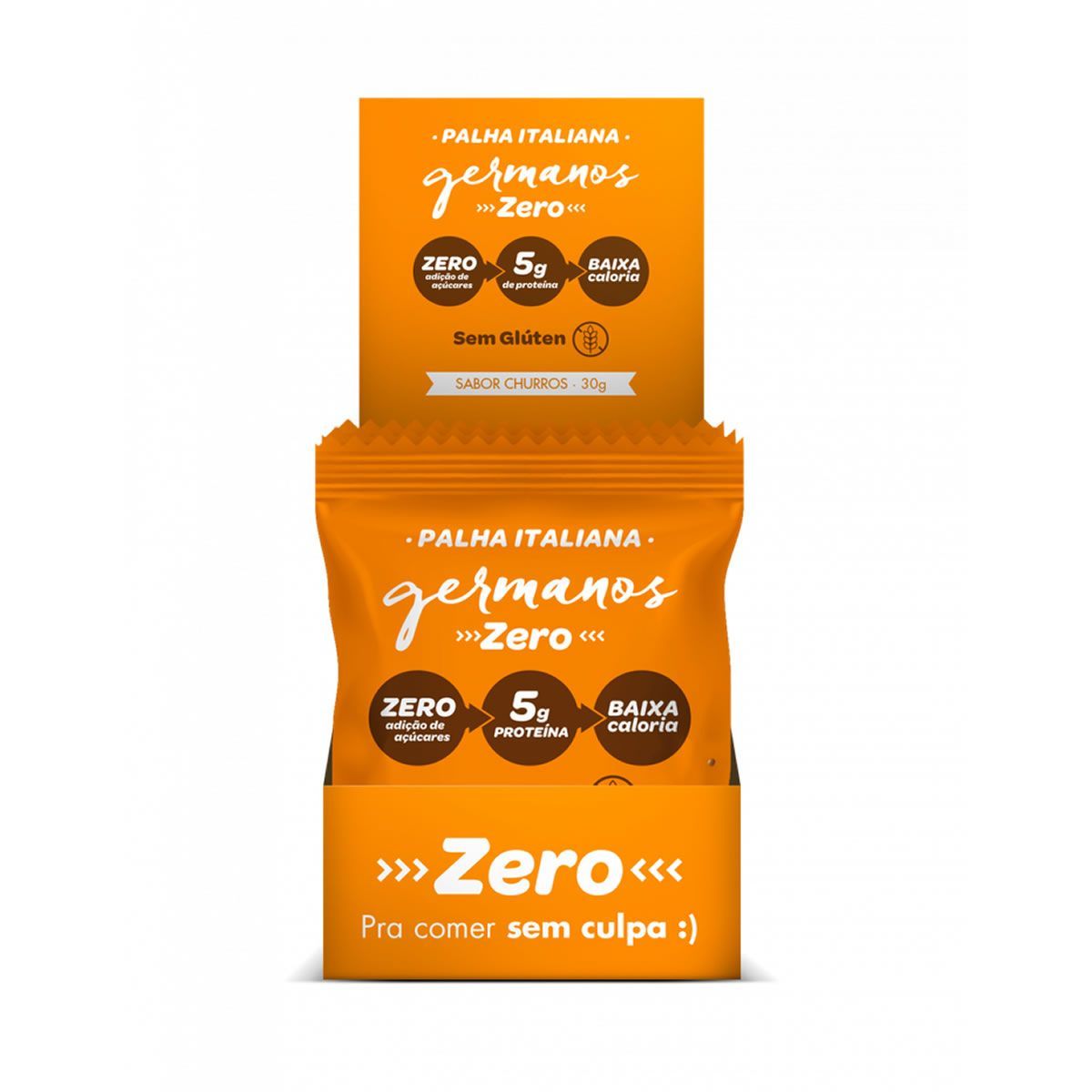 Palha Italiana Zero - 10 Unidades 30g Churros - Germanos Palhas