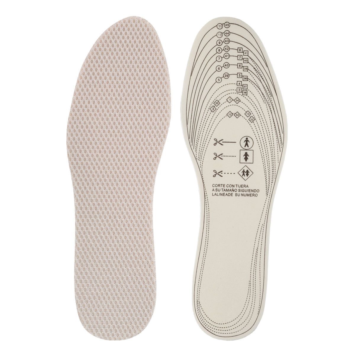 Palmilha em Espuma Recort�vel - Tamanho 35 At� 40 - Hidrolight