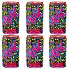 Panic Energy - 6 Latas 355ml Morango - Adaptogen*** Data Venc. 14/03/2026