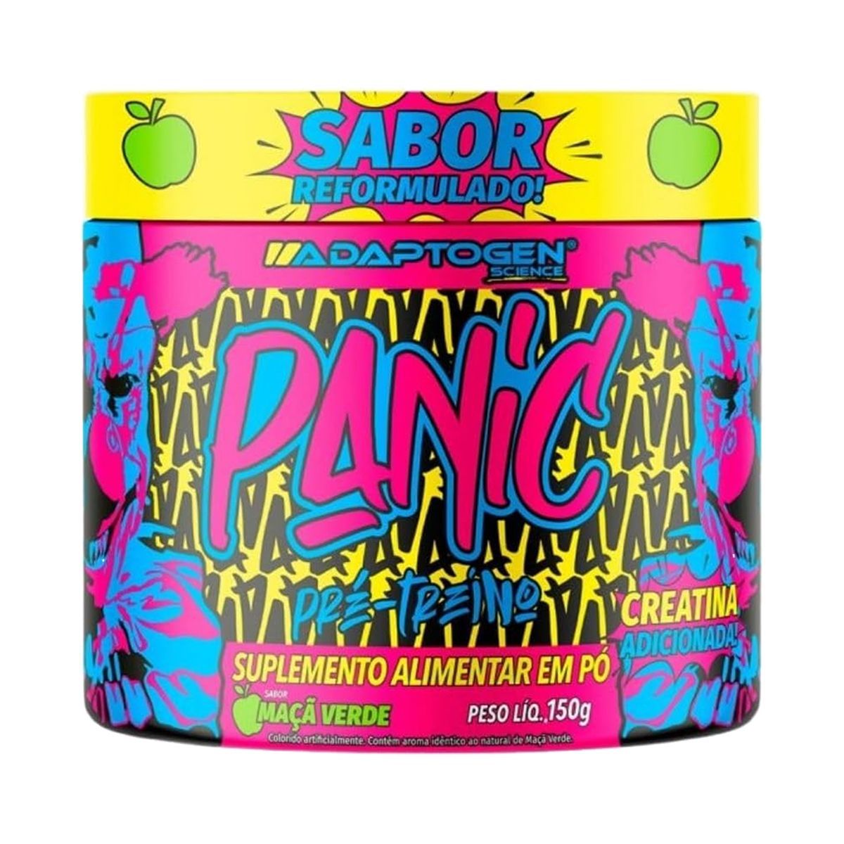 Panic Pr�-Treino - 150g Ma�� Verde - Adaptogen