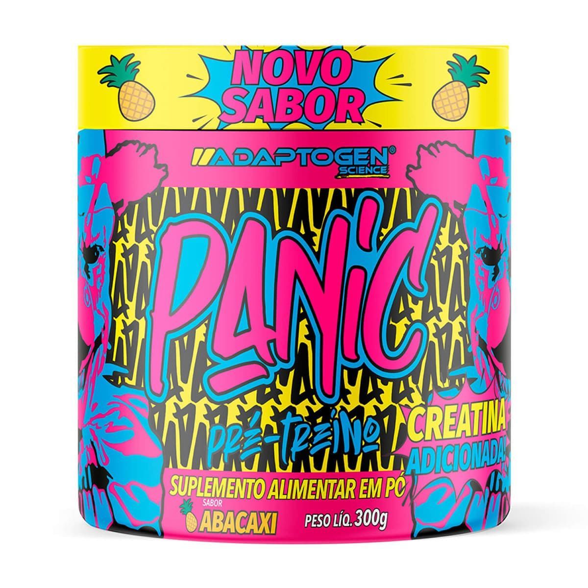 Panic Pr�-Treino - 300g Abacaxi - Adaptogen